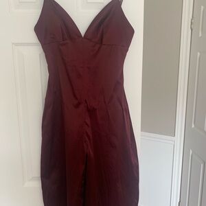 Elegant Burgundy romper